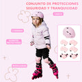Patins em Linha Ajustáveis para Crianças e Adolescentes com Kit de Proteção