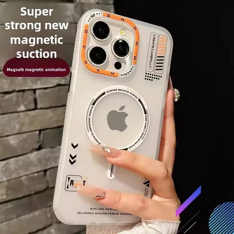 Capa iPhone Magnética Fosca – Compatível com MagSafe – iPhone 11 ao 16 Pro Max