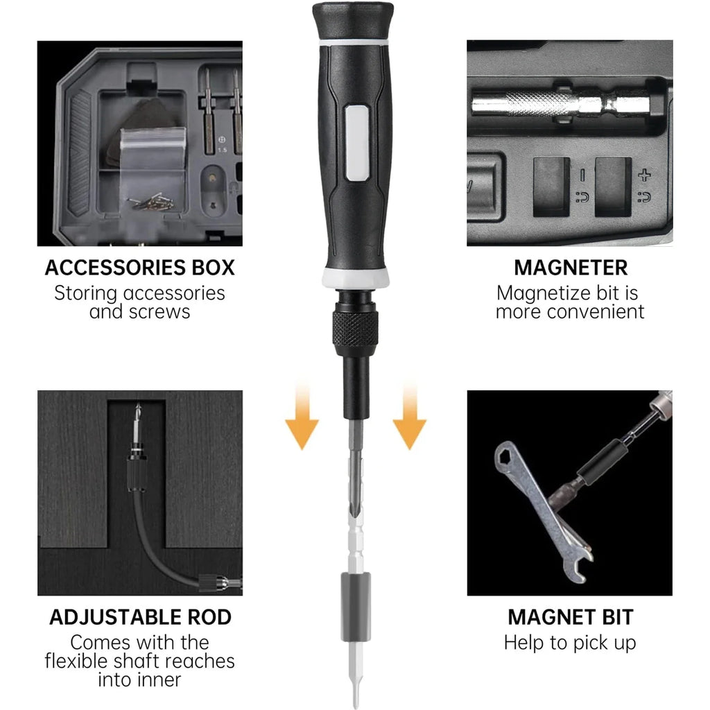 Kit Chaves de Precisão para Reparo – 25 em 1 ou 152 em 1 – Notebook e Eletrônicos