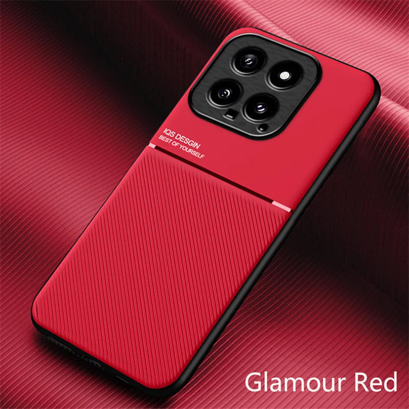 Rugged Non-Slip Case for Xiaomi 15T 14T 14 Ultra 13T Pro 13 Lite 12 12T 11T Cover With Car Magnetic Holder Coque Fundas Capa
