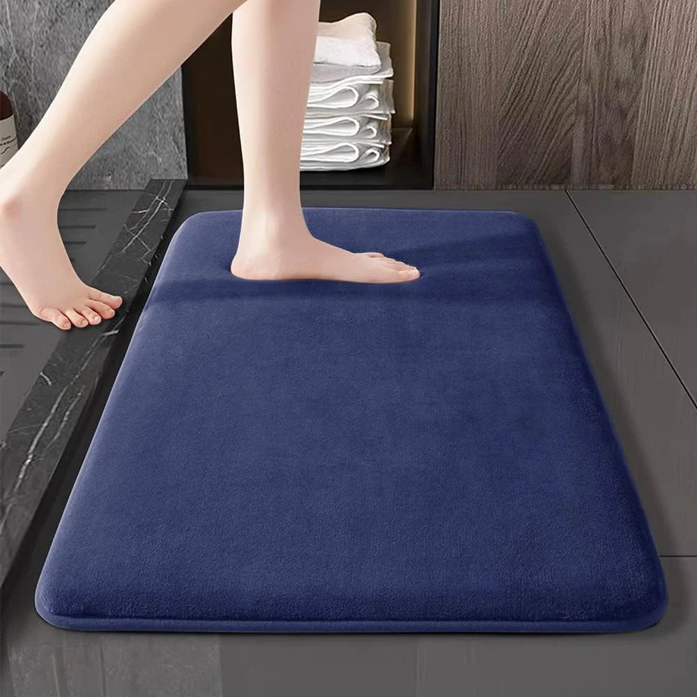 Tapete Super Absorvente de Camurça – Antiderrapante – Banheiro, Cozinha e Entrada