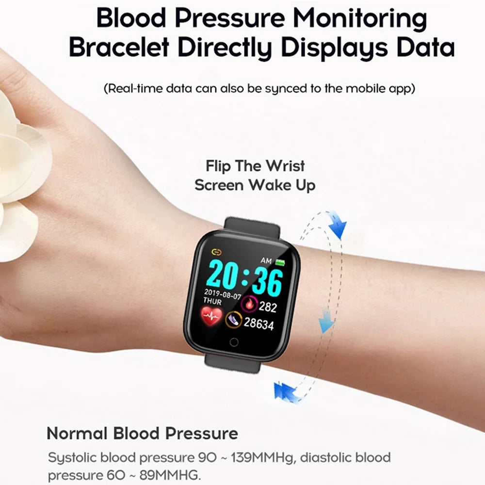 Smartwatch Esportivo – Monitor Cardíaco e Sono – Notificações – Unissex