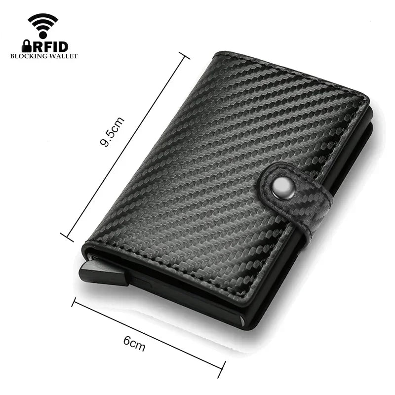 Porta-Cartões Metálico com Proteção RFID – Carteira Slim Minimalista