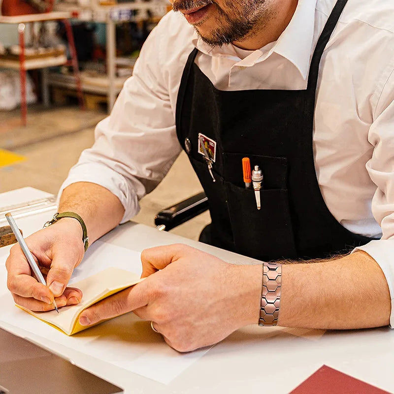 Pulseira Magnética de Cobre – Alívio de Dores e Pressão Arterial – Bio-Energia