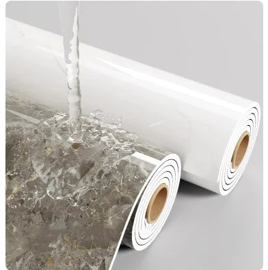 1 Roll Marble Thick Foam Imitation Tile Self-Adhesive Wallpaper Bedroom Living Room Decoration Bathroom Waterproof Wall Sticker