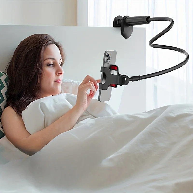 Suporte Flexível Pescoço de Ganso para Celular – Braço Longo – Cama, Mesa e Lives