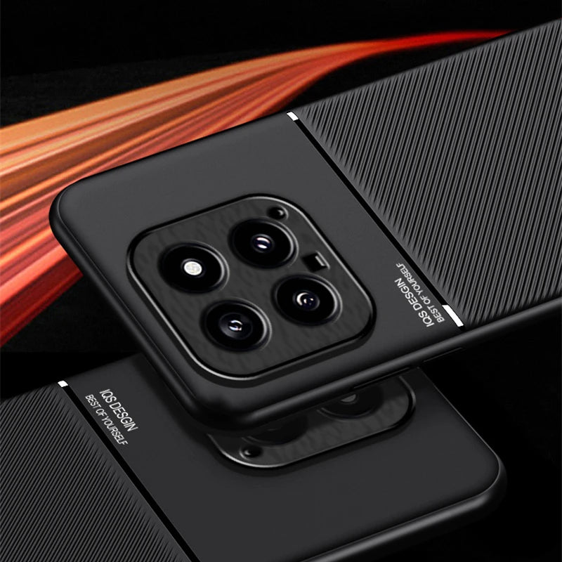 Capa Xiaomi Antiderrapante com Suporte Magnético – TPU Resistente – Vários Modelos