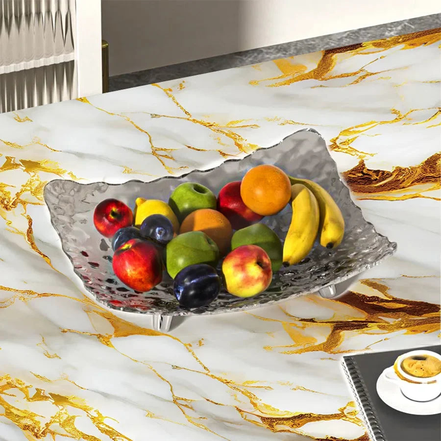 Marble Patterned Wallpaper for Kitchen Dining Room Waterproof and Oil Resistant Home Decoration Background Stickers Wallpaper