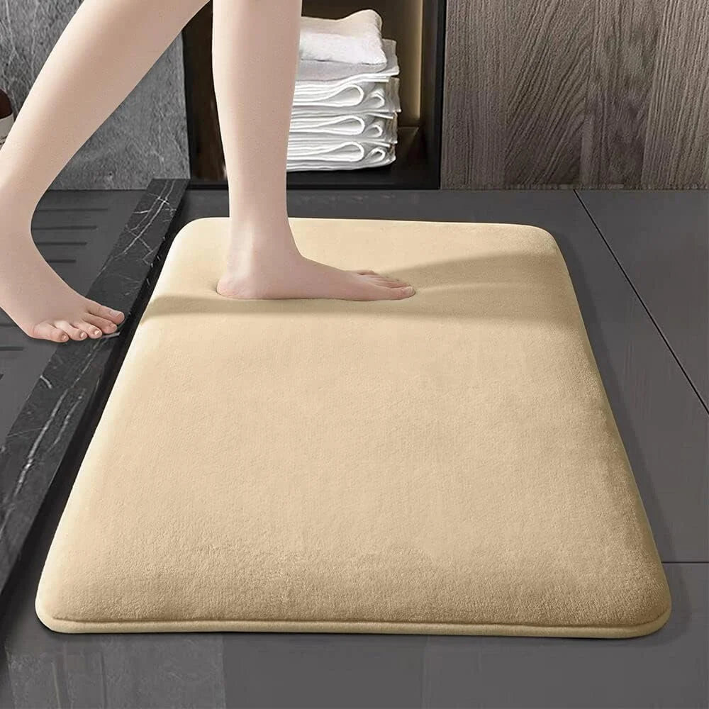 Tapete Super Absorvente de Camurça – Antiderrapante – Banheiro, Cozinha e Entrada