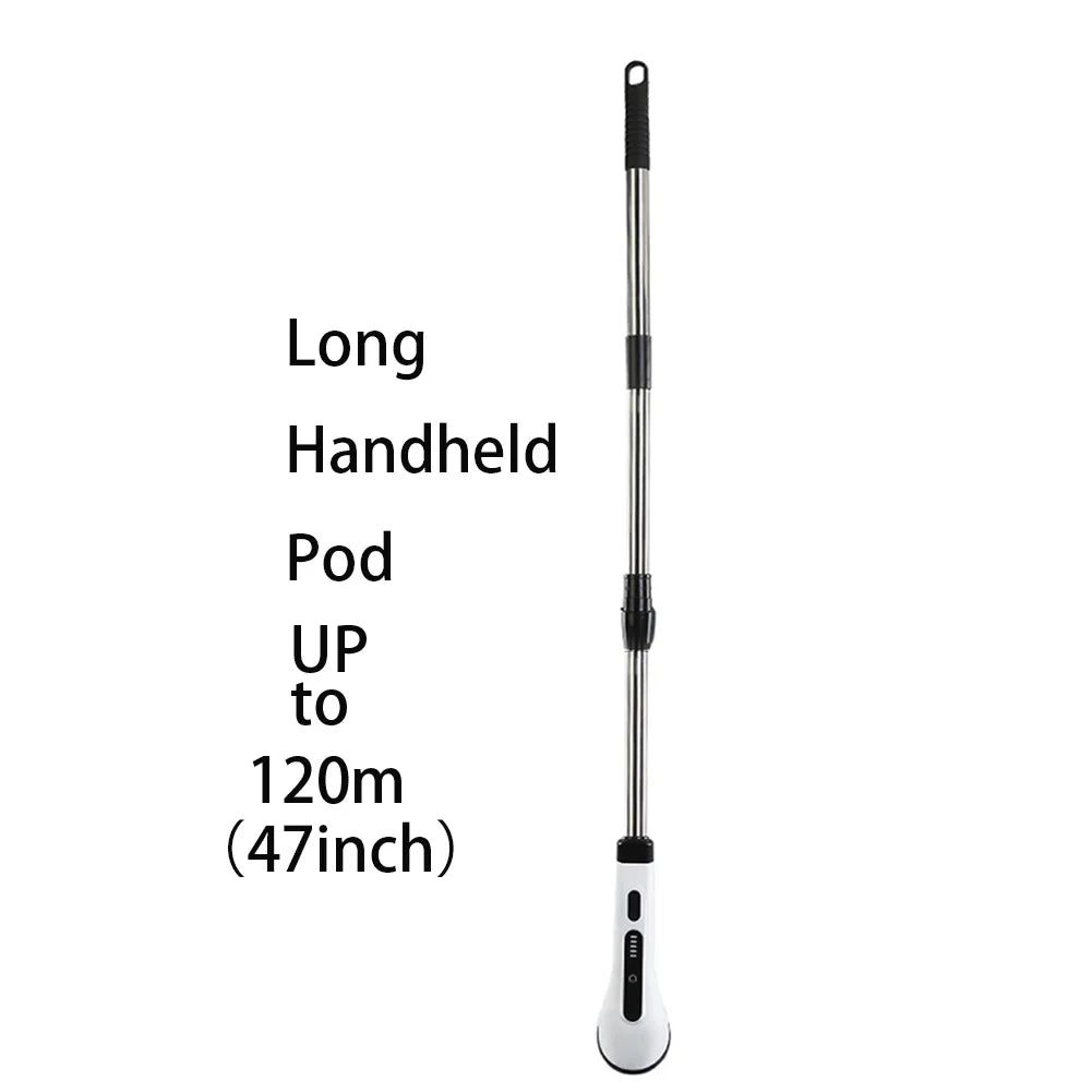Escova Elétrica 2 Modos à Prova d'água – Limpeza de Pisos, Azulejos e Carro