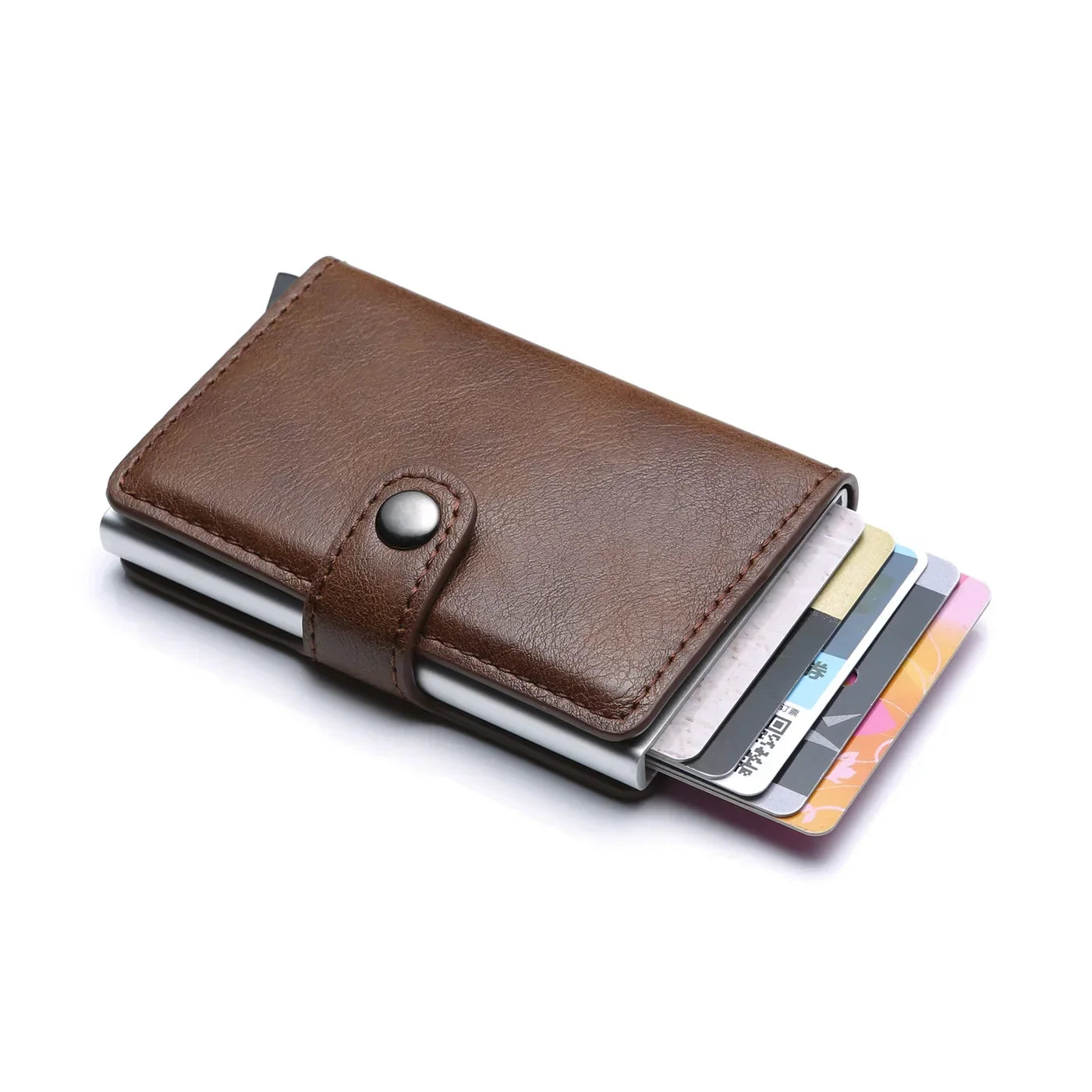 Porta-Cartões Metálico com Proteção RFID – Carteira Slim Minimalista