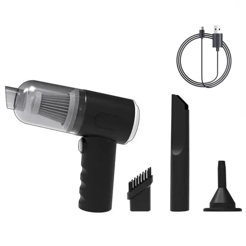 Aspirador de Pó Portátil Sem Fio 9000Pa – USB – Bateria 1200mAh – Automóvel e Casa