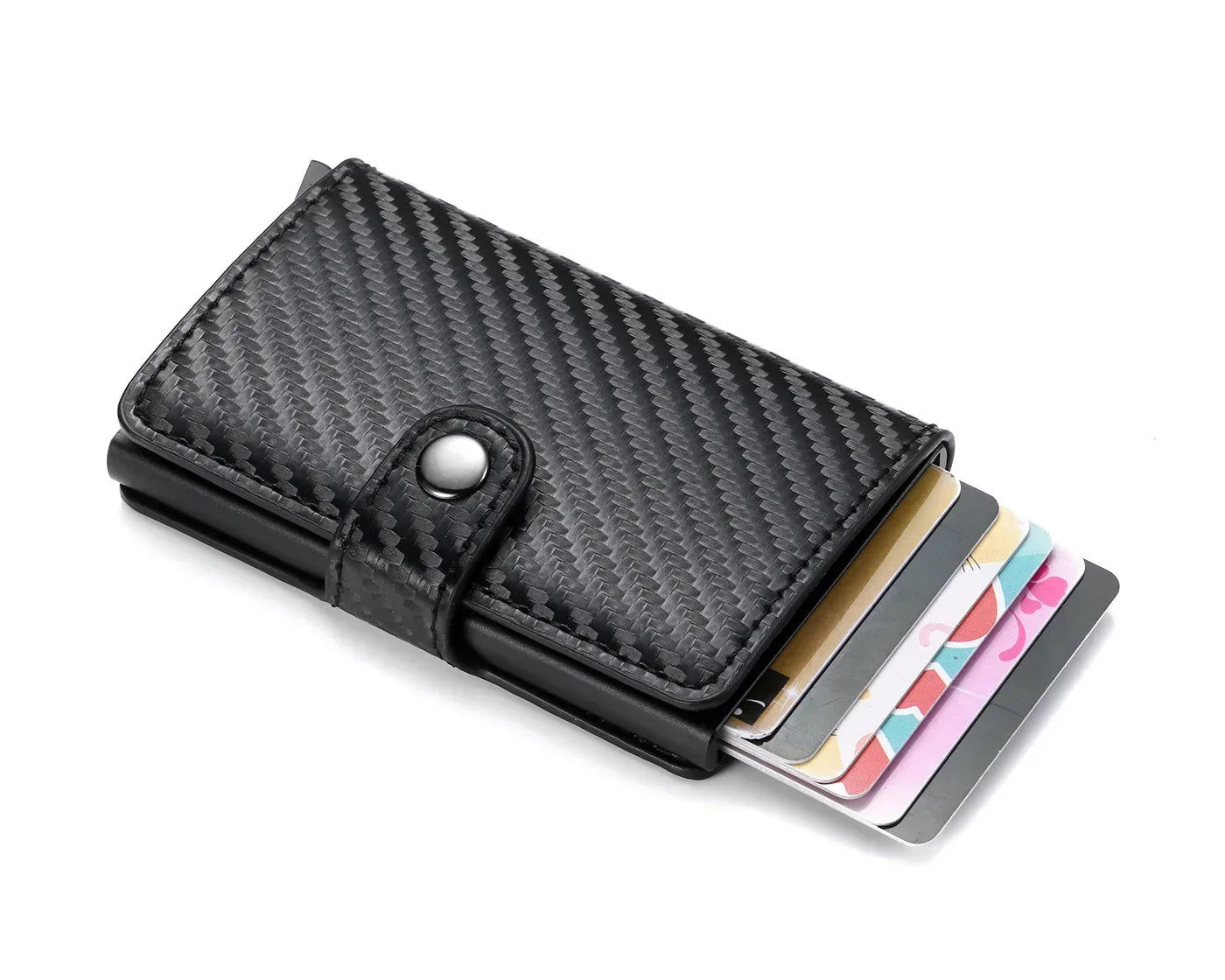 Porta-Cartões Metálico com Proteção RFID – Carteira Slim Minimalista