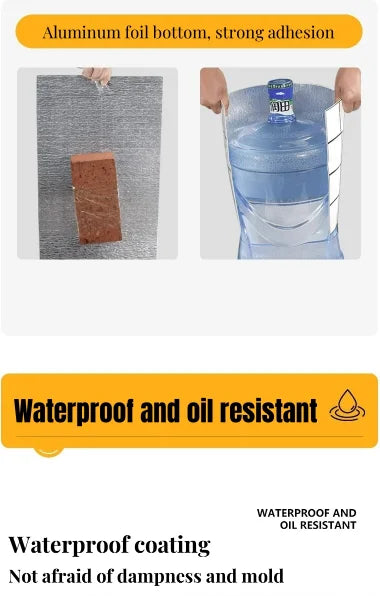 1 Roll Marble Thick Foam Imitation Tile Self-Adhesive Wallpaper Bedroom Living Room Decoration Bathroom Waterproof Wall Sticker