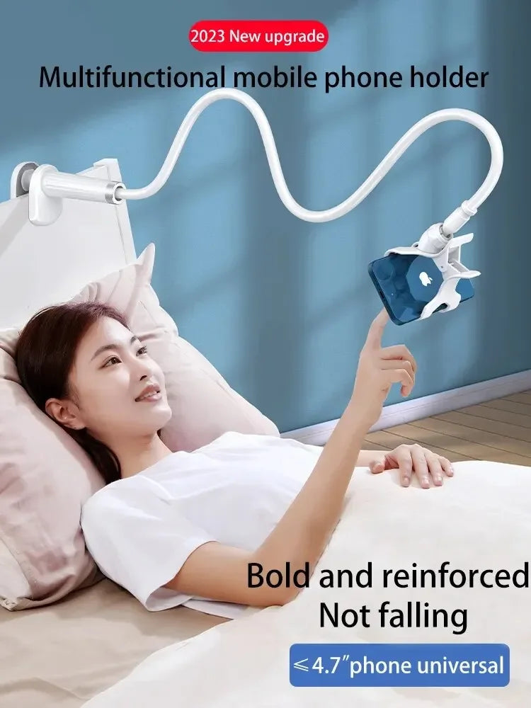 Suporte Flexível Pescoço de Ganso para Celular – Braço Longo – Cama, Mesa e Lives