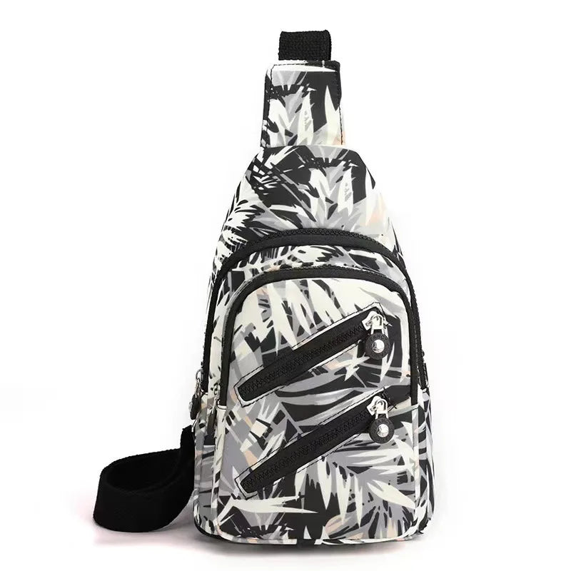 Pochete Feminina em Nylon – Bolsa Transversal com Aba – Viagem e Uso Casual