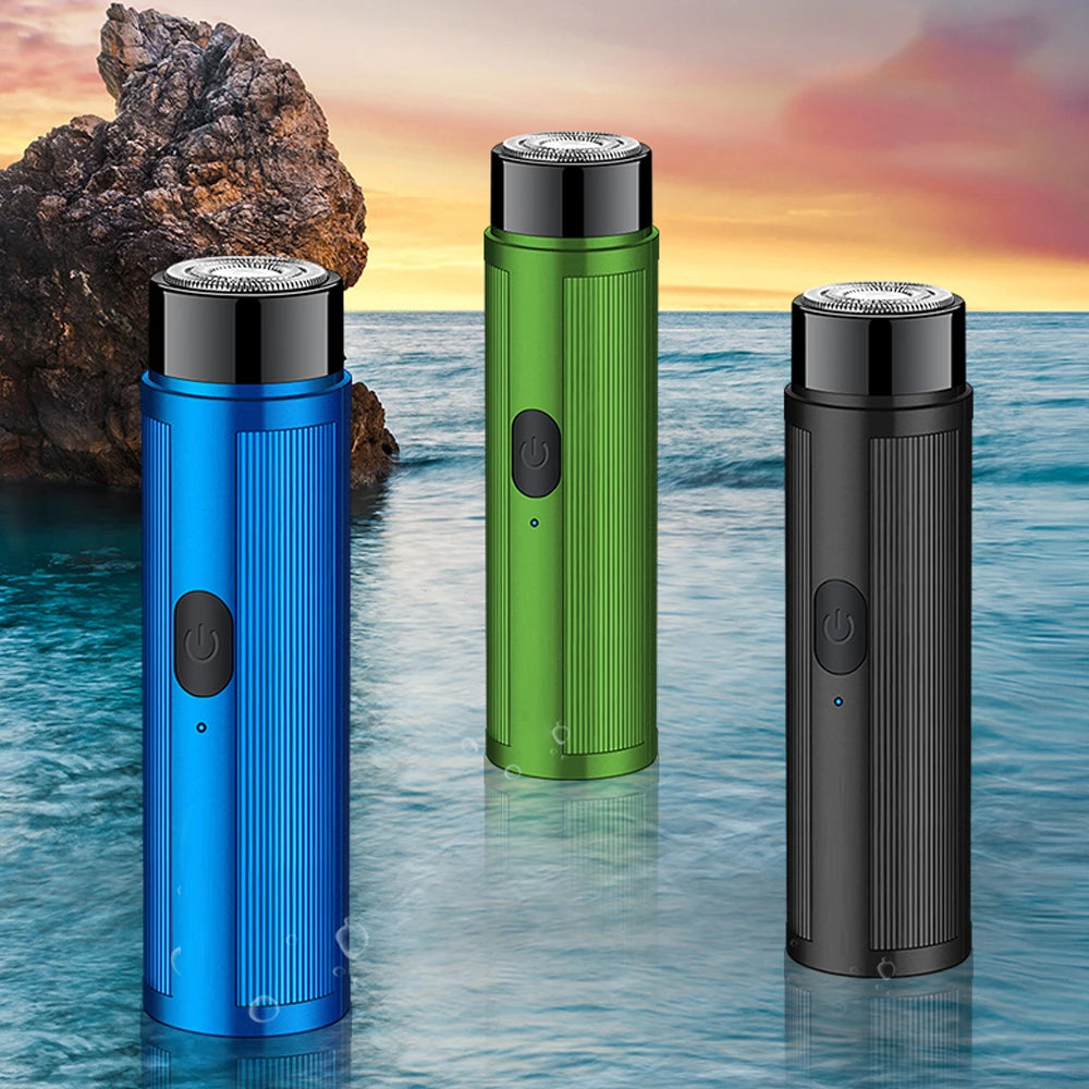 Barbeador Elétrico Mini Recarregável – Display LED – Unissex – Rosto, Corpo e Axilas