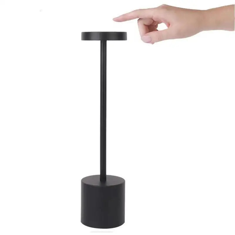 Luminária de Mesa Portátil Sem Fio – Recarregável – 3 Cores – Design Minimalista