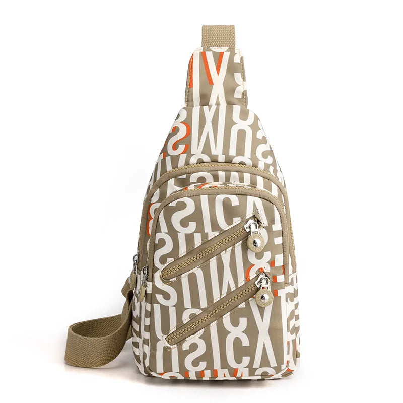 Pochete Feminina em Nylon – Bolsa Transversal com Aba – Viagem e Uso Casual