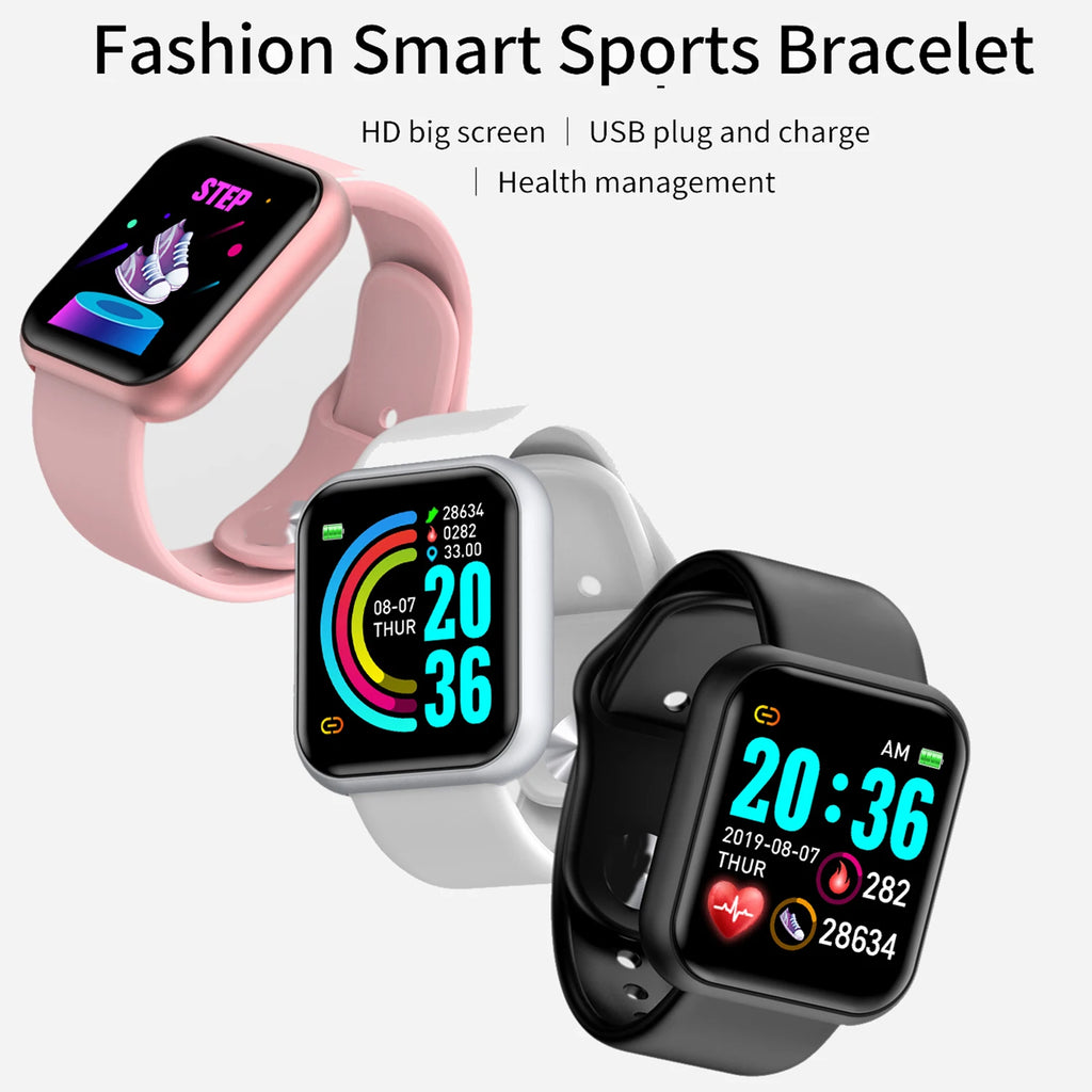 Smartwatch Esportivo – Monitor Cardíaco e Sono – Notificações – Unissex