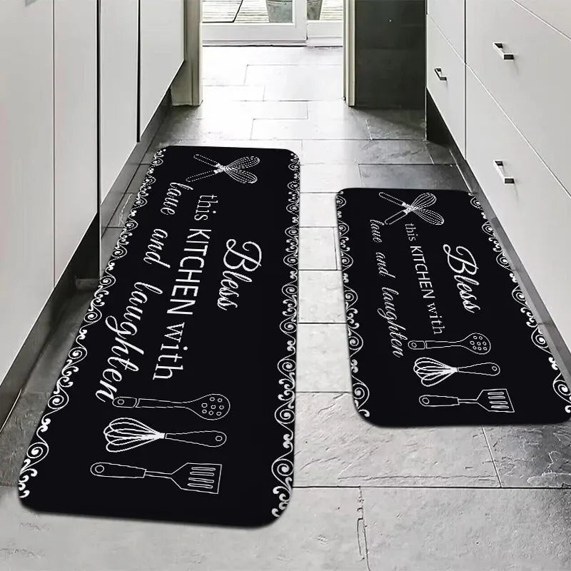 Tapete Multiuso Antiderrapante – Absorção de Água – Lavável na Máquina – Cozinha e Banheiro