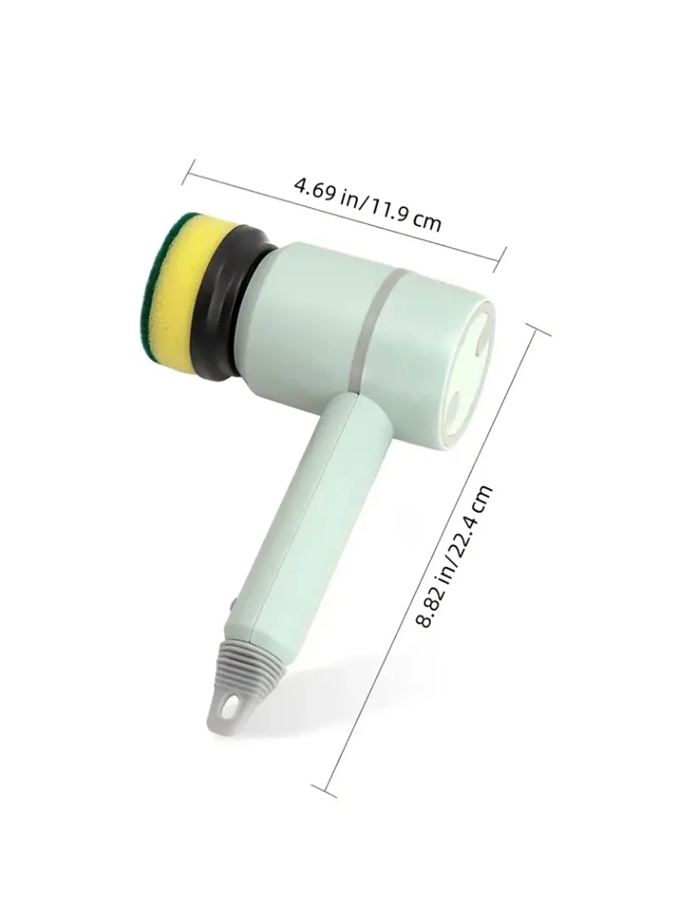 Escova Rotatória Elétrica 3 em 1 – Sem Fio para Cozinha e Banheiro