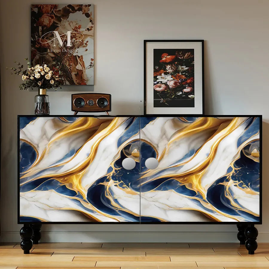 Marble Patterned Wallpaper for Kitchen Dining Room Waterproof and Oil Resistant Home Decoration Background Stickers Wallpaper