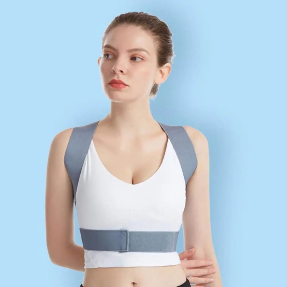 Corretor de Postura Cinto Ajustável – Suporte para Coluna e Ombros – S/M/L/XL