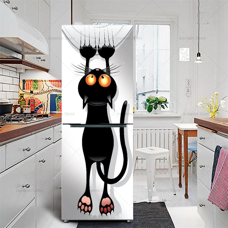 Adesivo Decorativo Retrô Floral para Geladeira – Vinil Impermeável – Vários Tamanhos