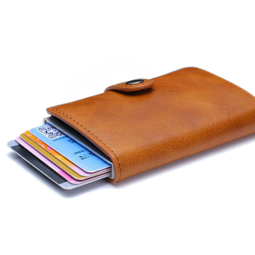 Porta-Cartões Metálico com Proteção RFID – Carteira Slim Minimalista