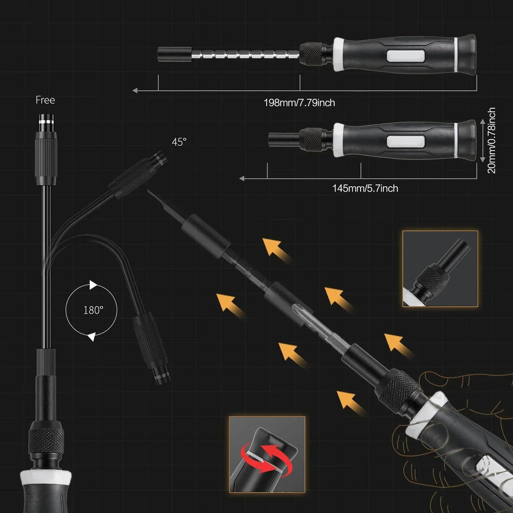 Kit Chaves de Precisão para Reparo – 25 em 1 ou 152 em 1 – Notebook e Eletrônicos