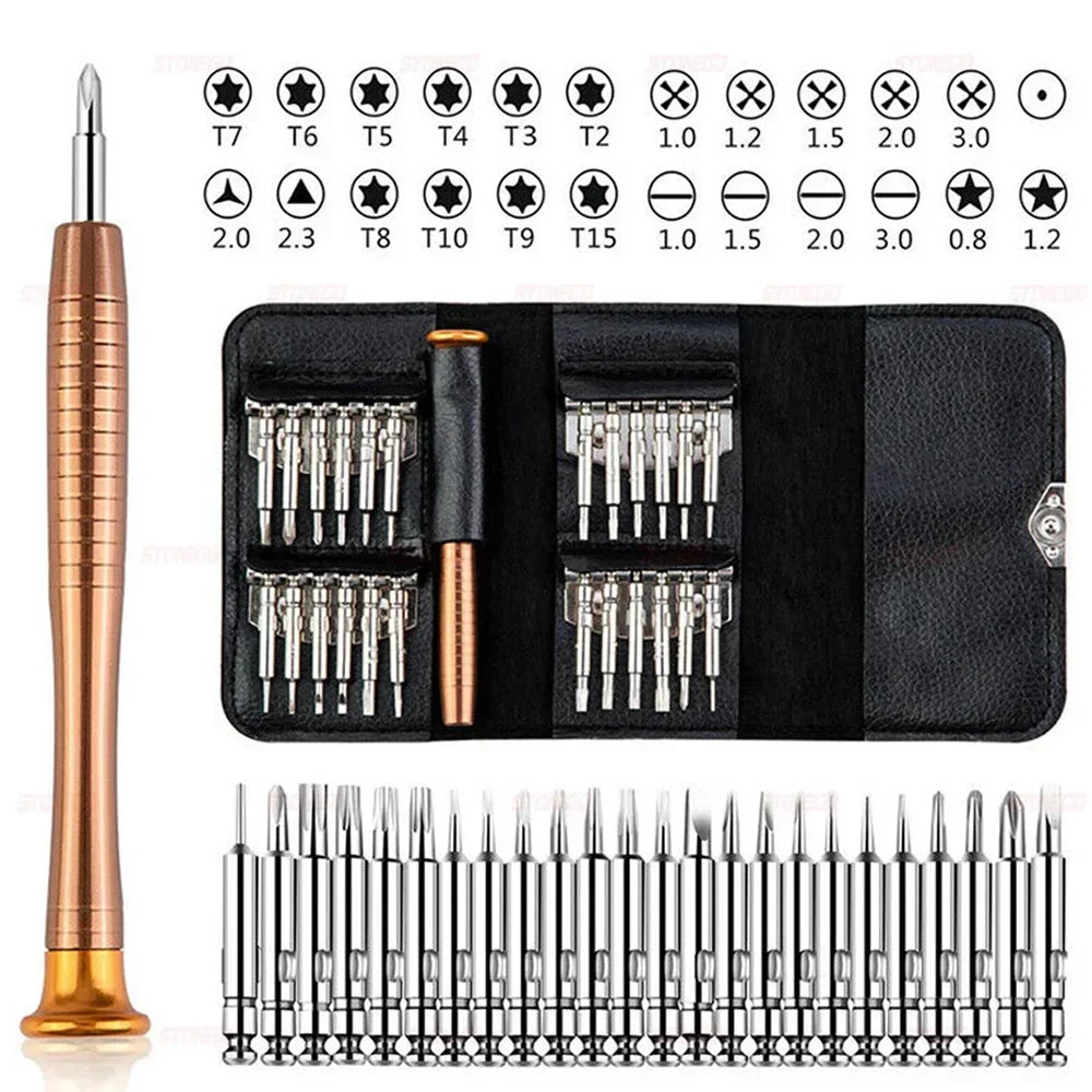 Kit Chaves de Precisão para Reparo – 25 em 1 ou 152 em 1 – Notebook e Eletrônicos