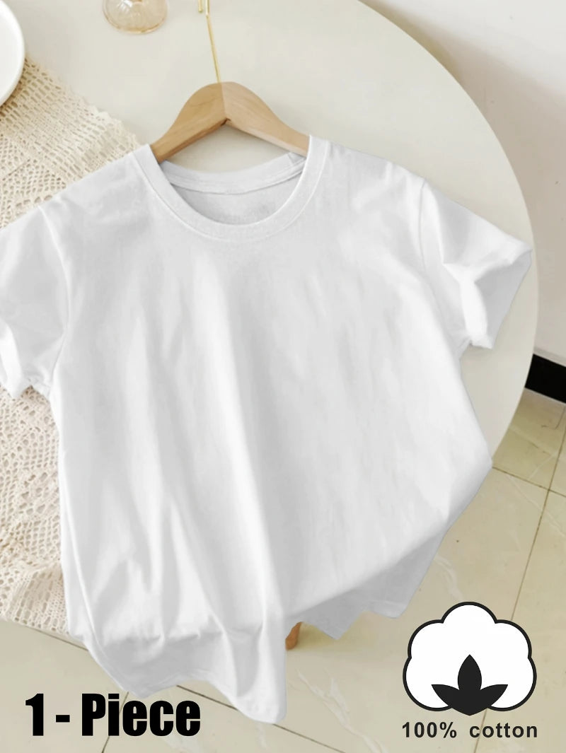 Kit 5 Camisetas Femininas Plus Size  Casual e Confortável