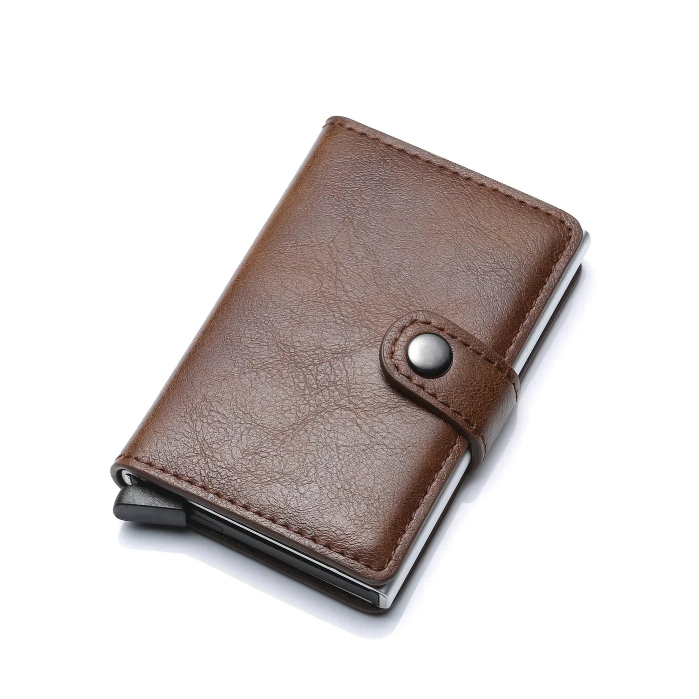 Porta-Cartões Metálico com Proteção RFID – Carteira Slim Minimalista