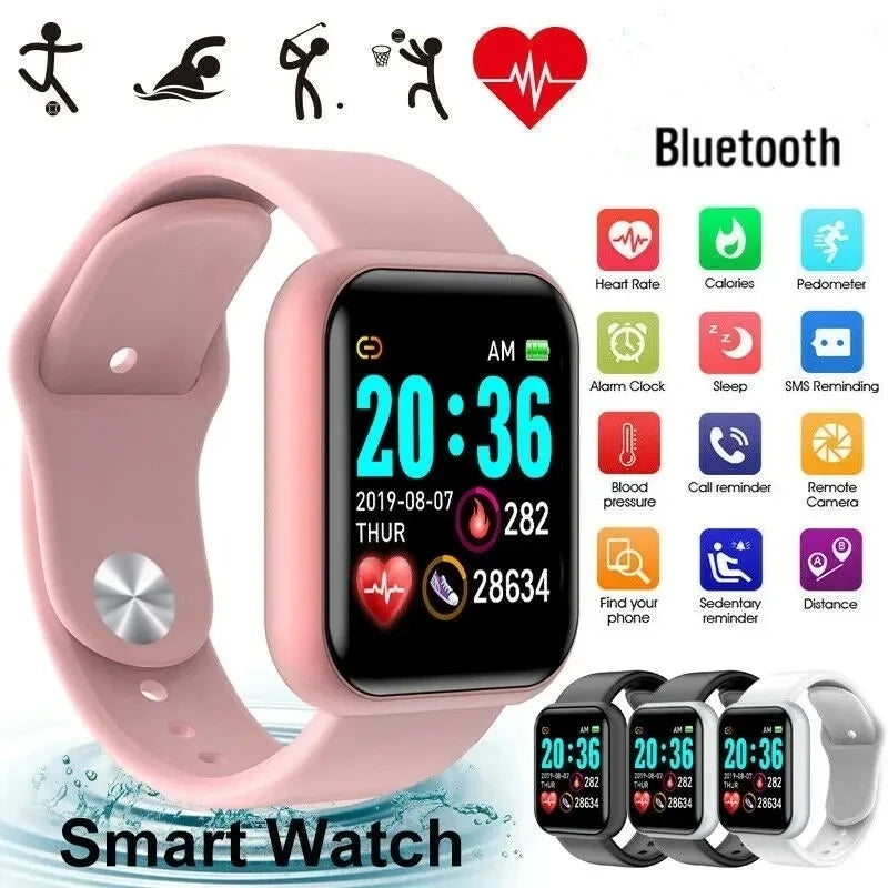 Smartwatch Esportivo – Monitor Cardíaco e Sono – Notificações – Unissex