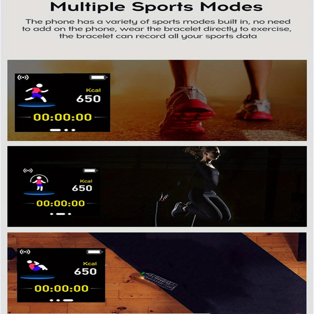 Smartwatch Esportivo – Monitor Cardíaco e Sono – Notificações – Unissex