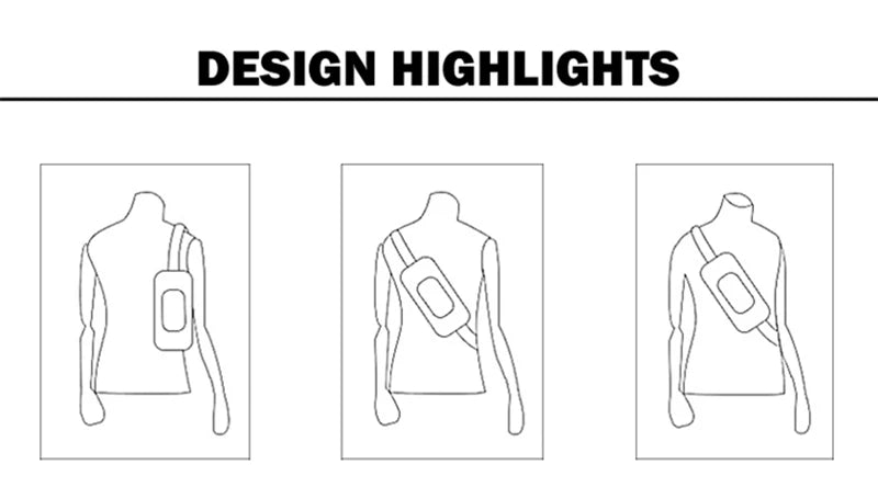 Bolsa Transversal Antifurto com Cadeado e Porta USB – Nylon Resistente