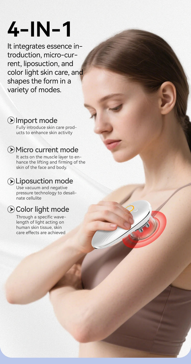 Massageador Corporal Modelador – Anticelulite – Firmador de Pele – Face e Corpo