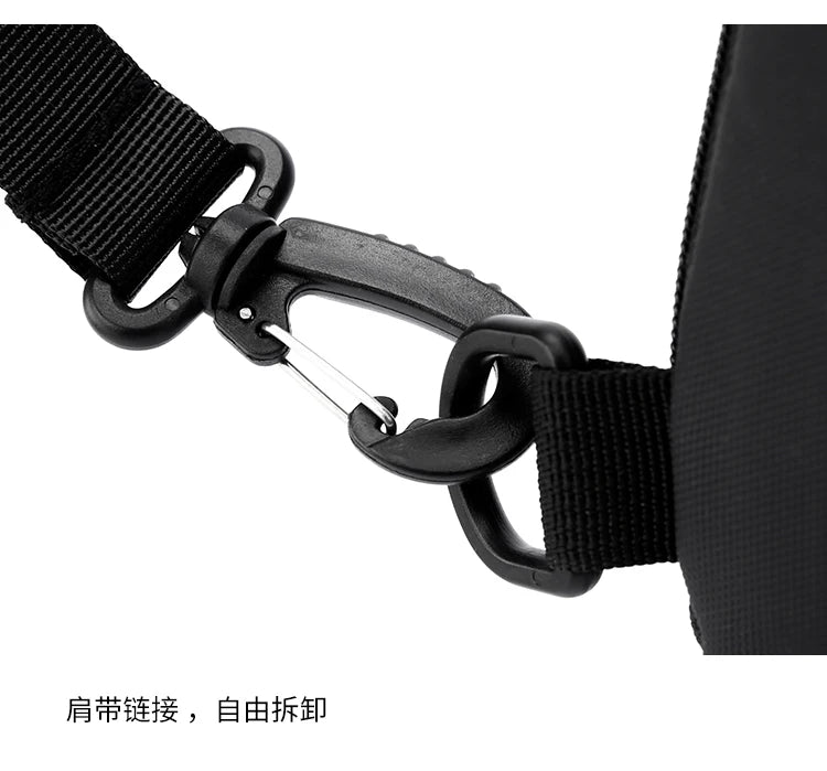 Bolsa Transversal Masculina Multibolsos – Tecido Oxford – Uso Diário e Viagem