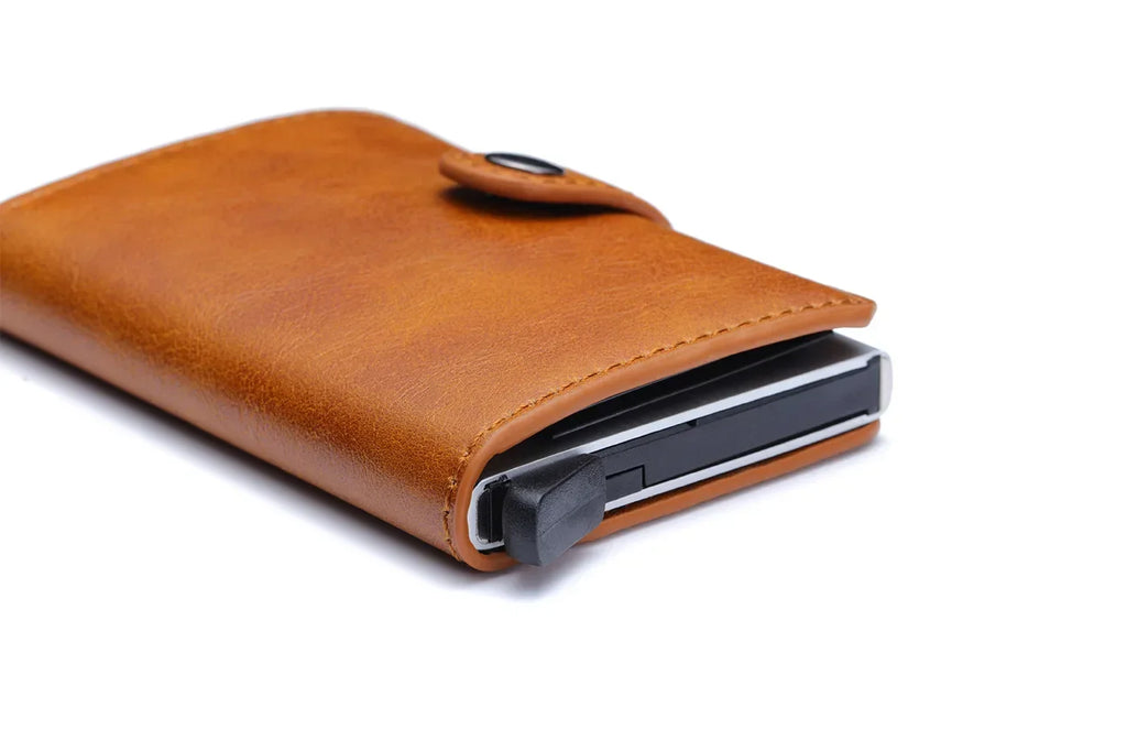 Porta-Cartões Metálico com Proteção RFID – Carteira Slim Minimalista