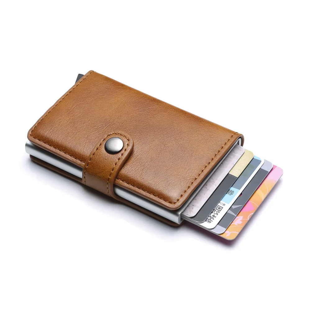 Porta-Cartões Metálico com Proteção RFID – Carteira Slim Minimalista