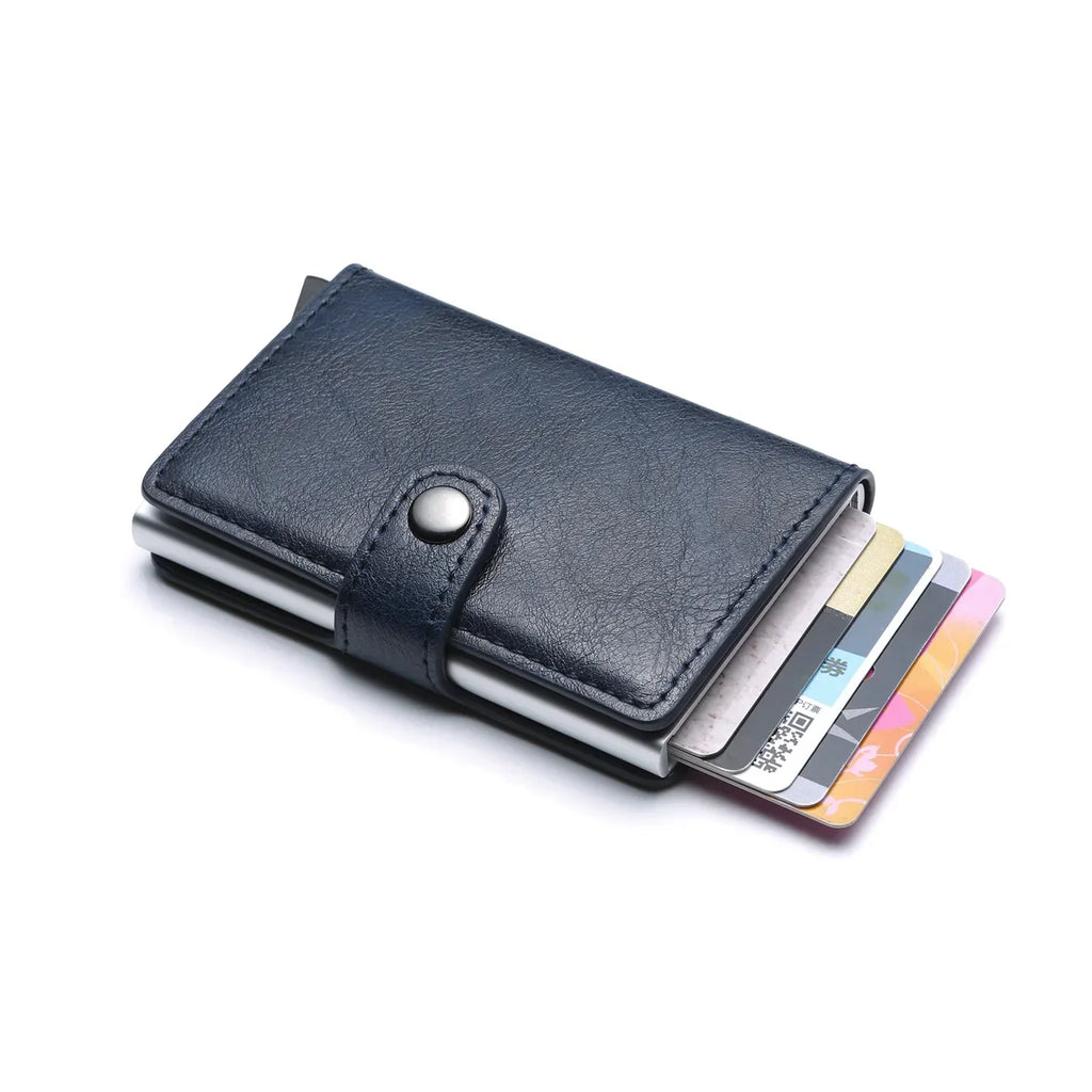 Porta-Cartões Metálico com Proteção RFID – Carteira Slim Minimalista