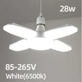 Lâmpada LED Dobrável E27 28W – Luz Branca 6500K – Para Teto e Garagem