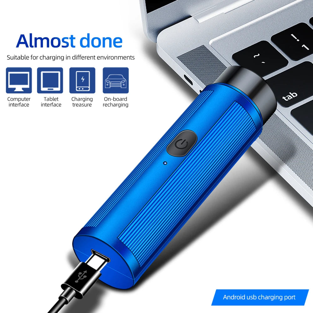 Barbeador Elétrico Mini Recarregável – Display LED – Unissex – Rosto, Corpo e Axilas