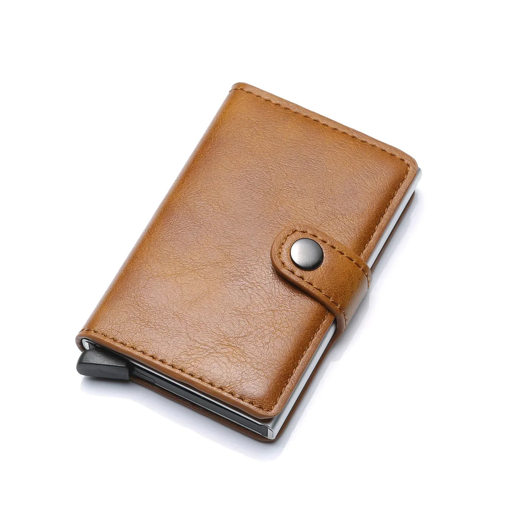 Porta-Cartões Metálico com Proteção RFID – Carteira Slim Minimalista