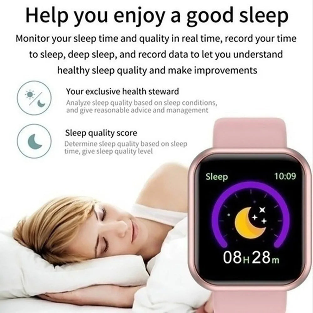 Smartwatch Esportivo – Monitor Cardíaco e Sono – Notificações – Unissex