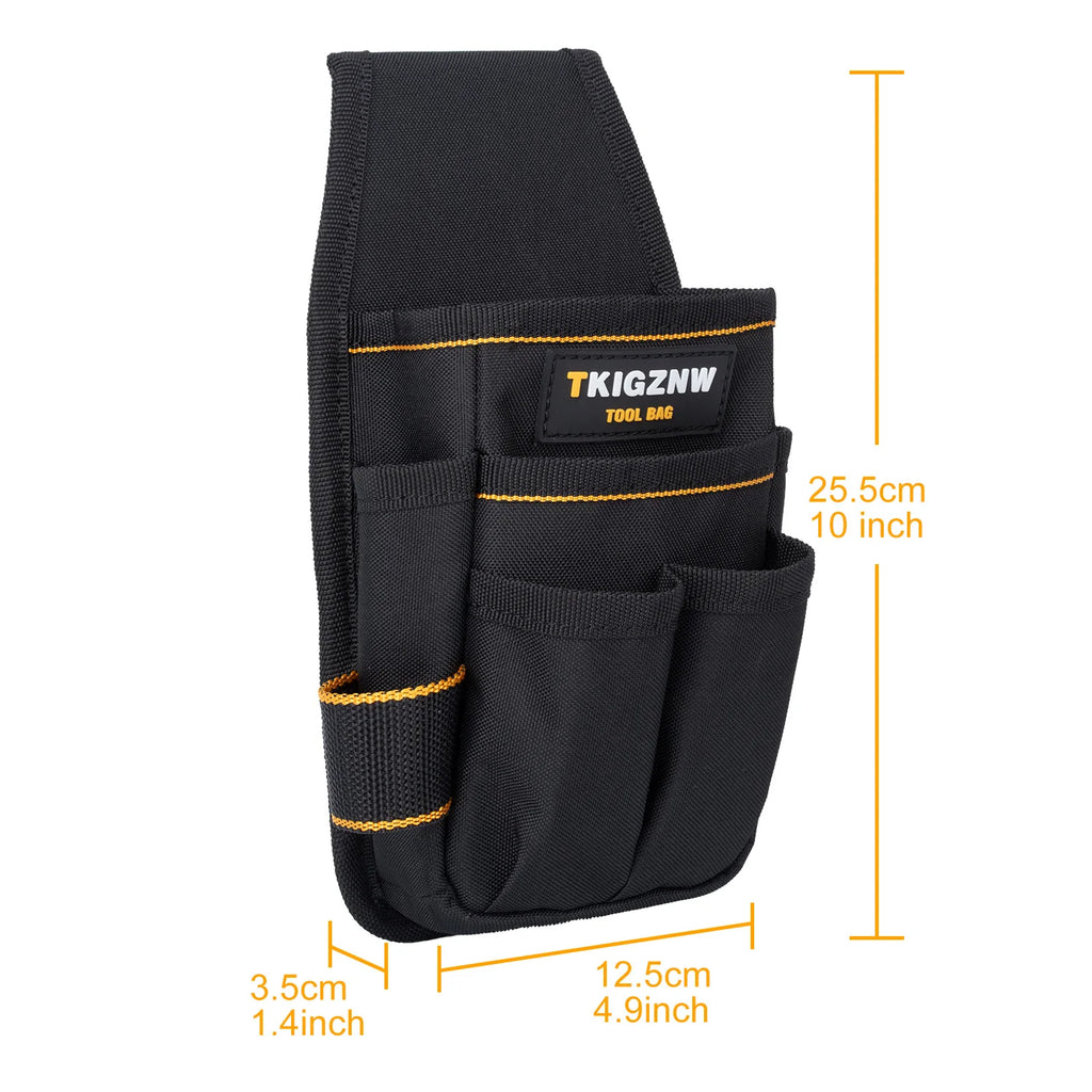 Bolsa de Ferramentas Profissional com Cinto – 6 Bolsos e 9 Suportes para Chaves