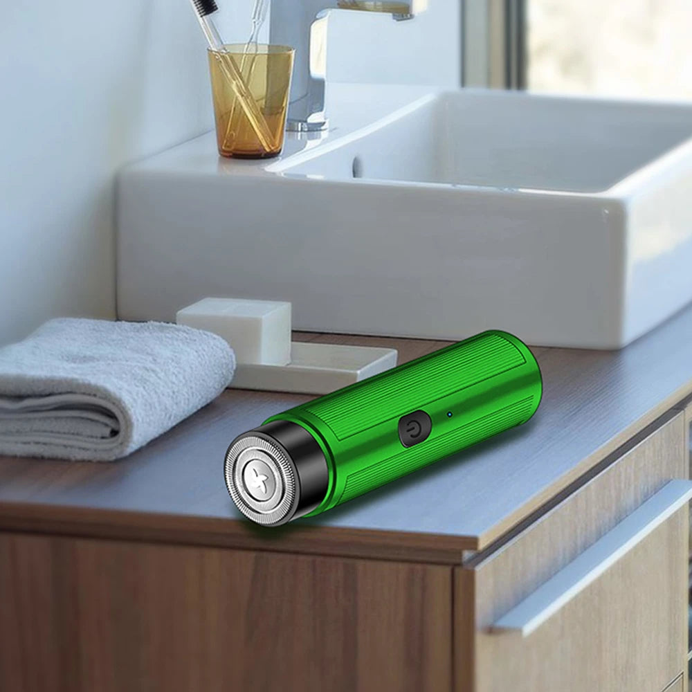 Barbeador Elétrico Mini Recarregável – Display LED – Unissex – Rosto, Corpo e Axilas