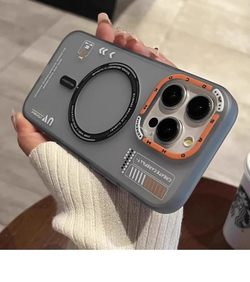 Capa iPhone Magnética Fosca – Compatível com MagSafe – iPhone 11 ao 16 Pro Max