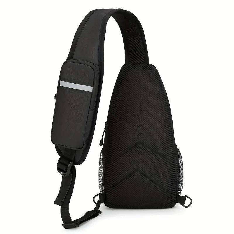 Mochila Transversal Leve Unissex – Bolsa de Ombro para Trilha e Viagem